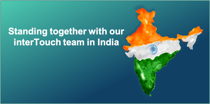 Uniting Efforts To Show Support For Our interTouch Team in India
