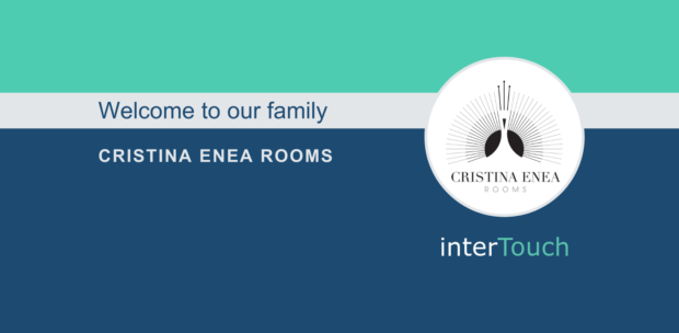 interTouch website header for Cristina Enea Rooms choosing interTouch Cast